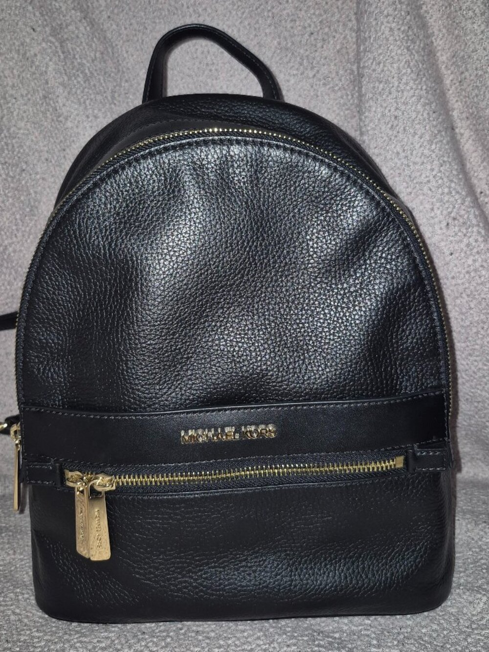 Leather backpack